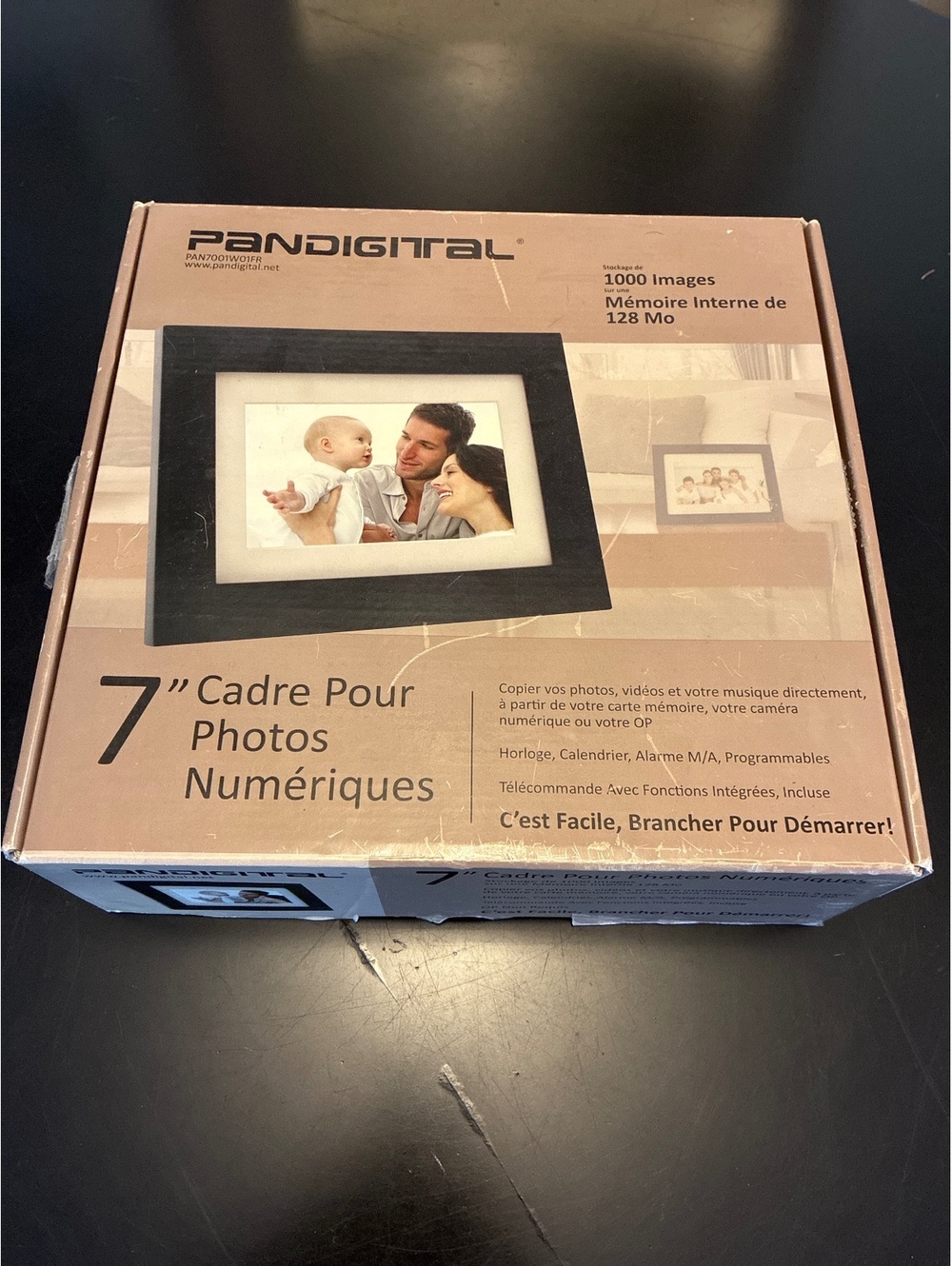 Pandigital 7” LCD Digital Photo Frame Black